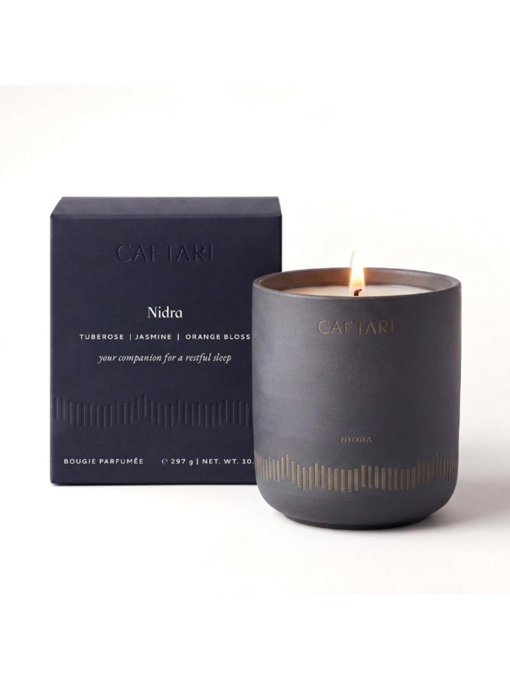 Luxury Aromatherapy Candle | Jasmine & Neroli | 60-Hour Burn | Vegan Soy Wax